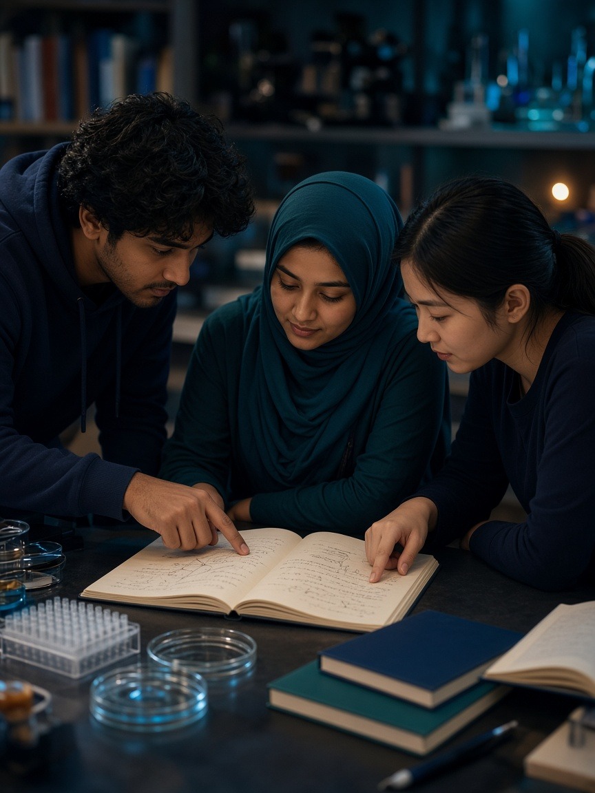 Next-generation scientists collaborating in mentorship